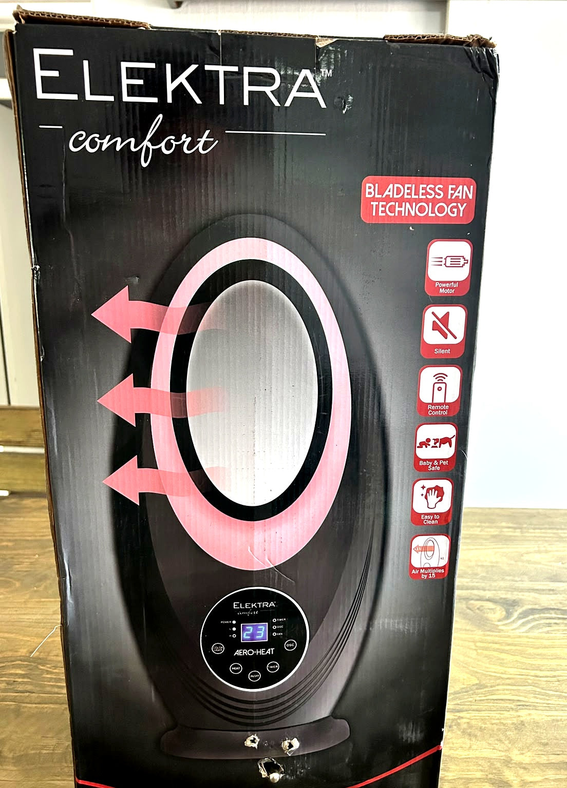 Elektra Aero-Heat Bladeless Fan Heater