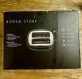 BODEN STARK 2-SLICE STAINLESS STEEL TOASTER