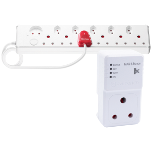 12-Way High Surge Multiplug + High Surge Protector